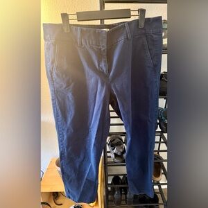 LOFT Midnight Blue Modern Chino Crop